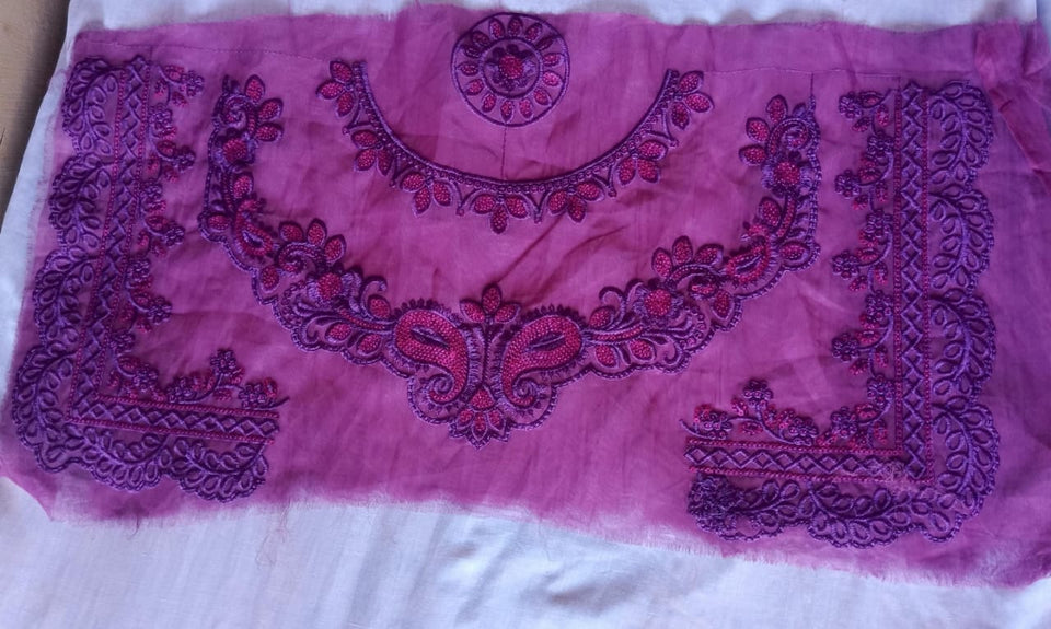 Crape Sequence Lace Patch Set Elegant Shine (3 Pcs)