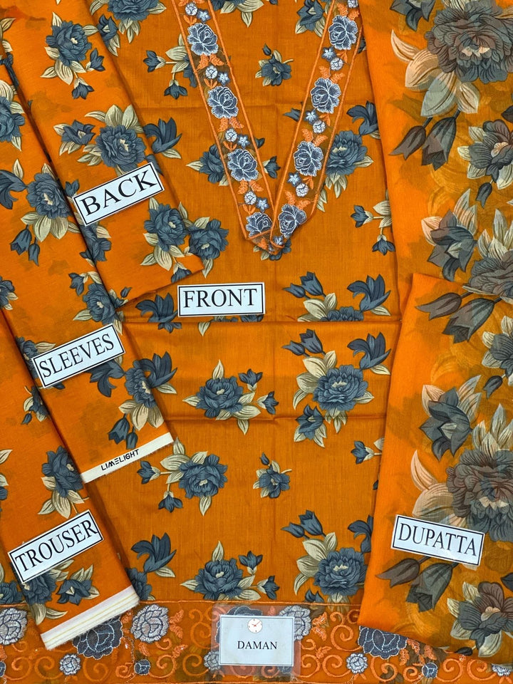 Limelight Printed Lawn & Chiffon Collection