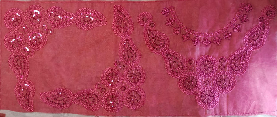 Organza Lace Patch Set Sequence Elegance (3 Pcs)