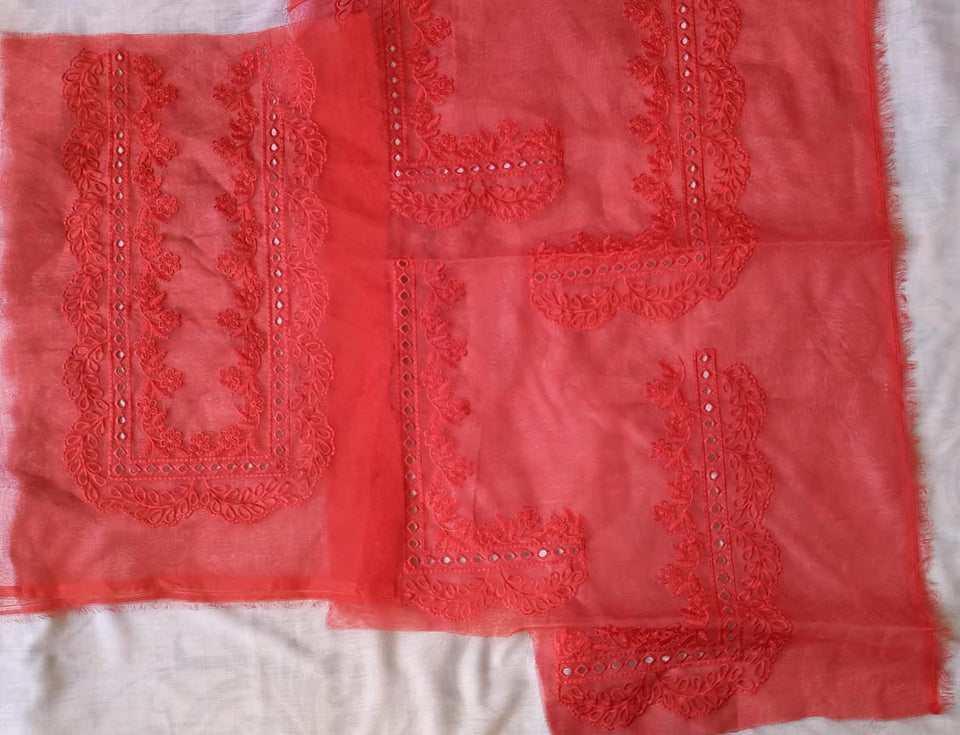 Organza Lace Patch Set Plain Elegance (5 Pcs)