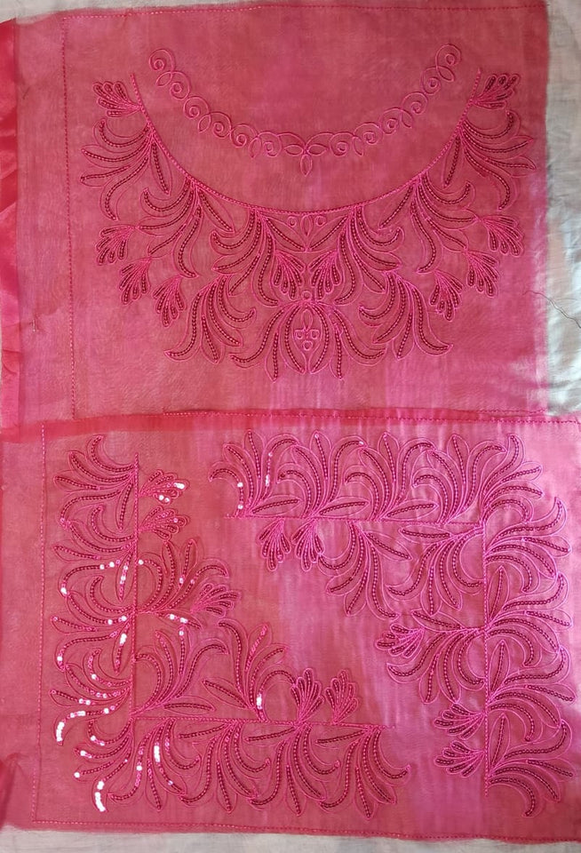 Organza Sequence Lace Patch Set Soft Sparkle (3 Pcs)