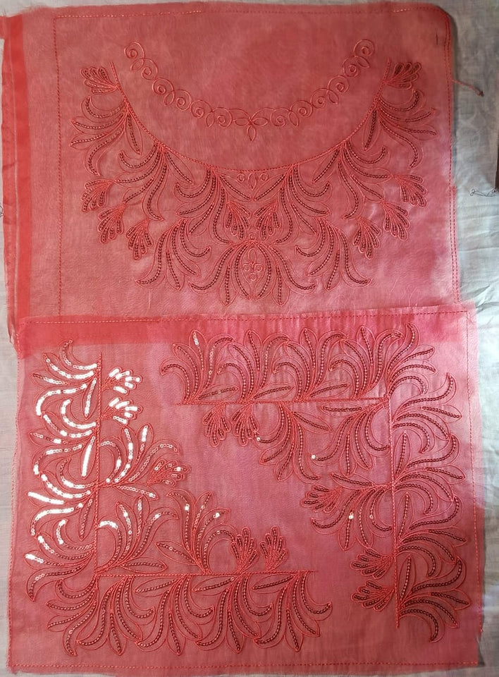 Organza Sequence Lace Patch Set Soft Sparkle (3 Pcs)