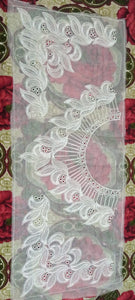 Organza Lace Patch Set Cutwork & Boring Design (3 Pcs)
