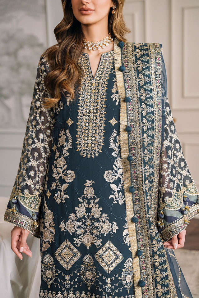 BAROQUE – Luxury Chiffon Collection 2024 | Hand Embellished 3PC