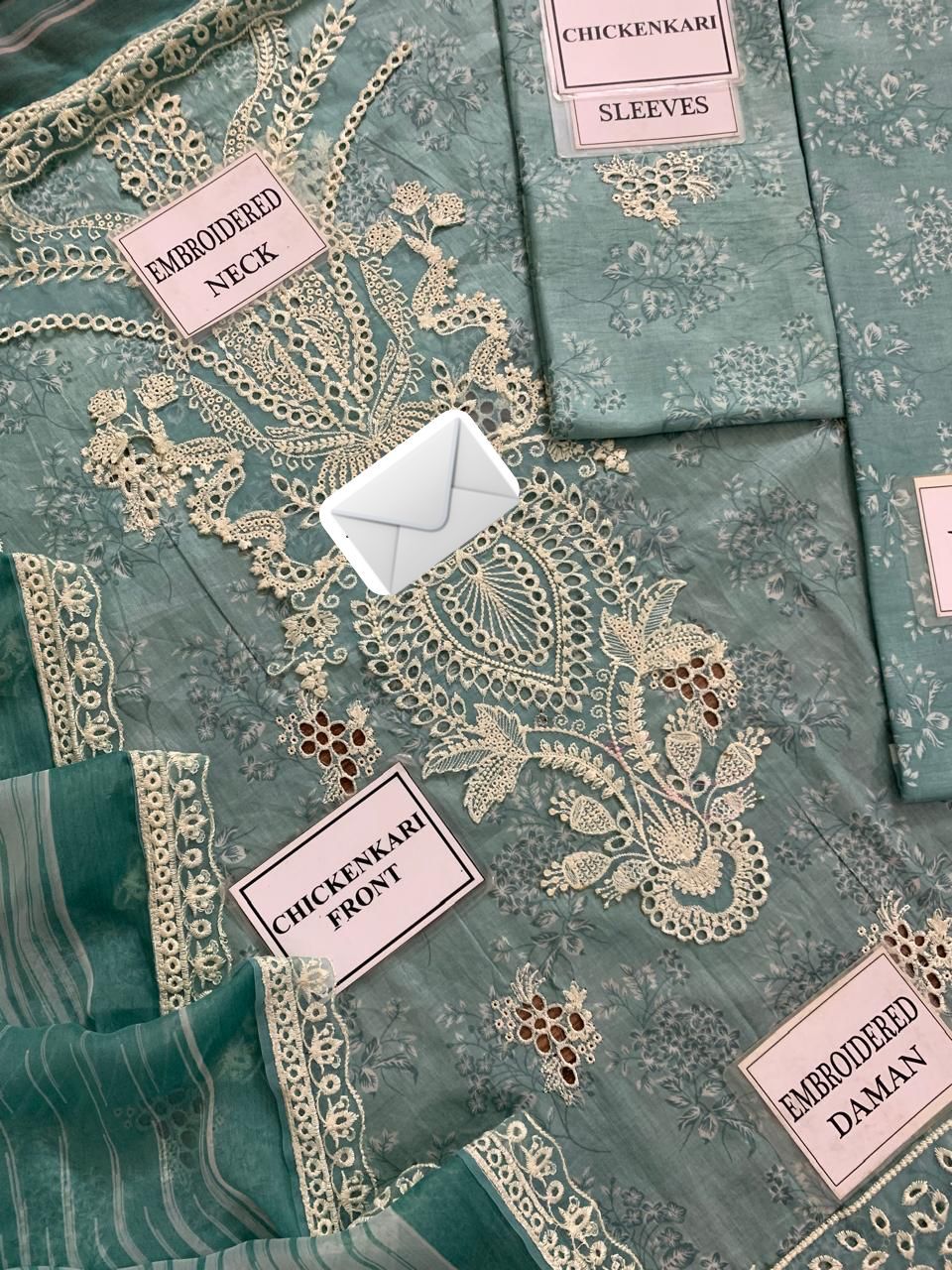 Afrozeh – Leonora Lawn Suit | Embroidered 3PC with Chiffon Dupatta